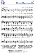 JEM 62 - Entonnons l'hymne de victoire